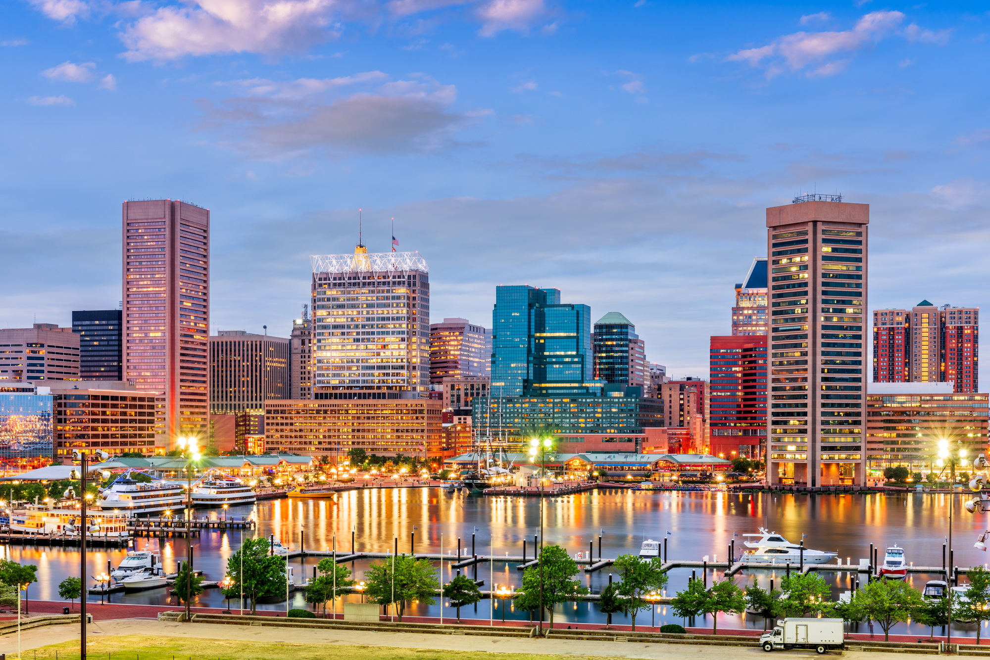Baltimore, Maryland, USA Skyline on the Inner Harbor
