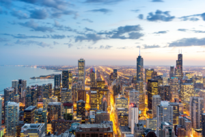 Skyline of Chicago, United States